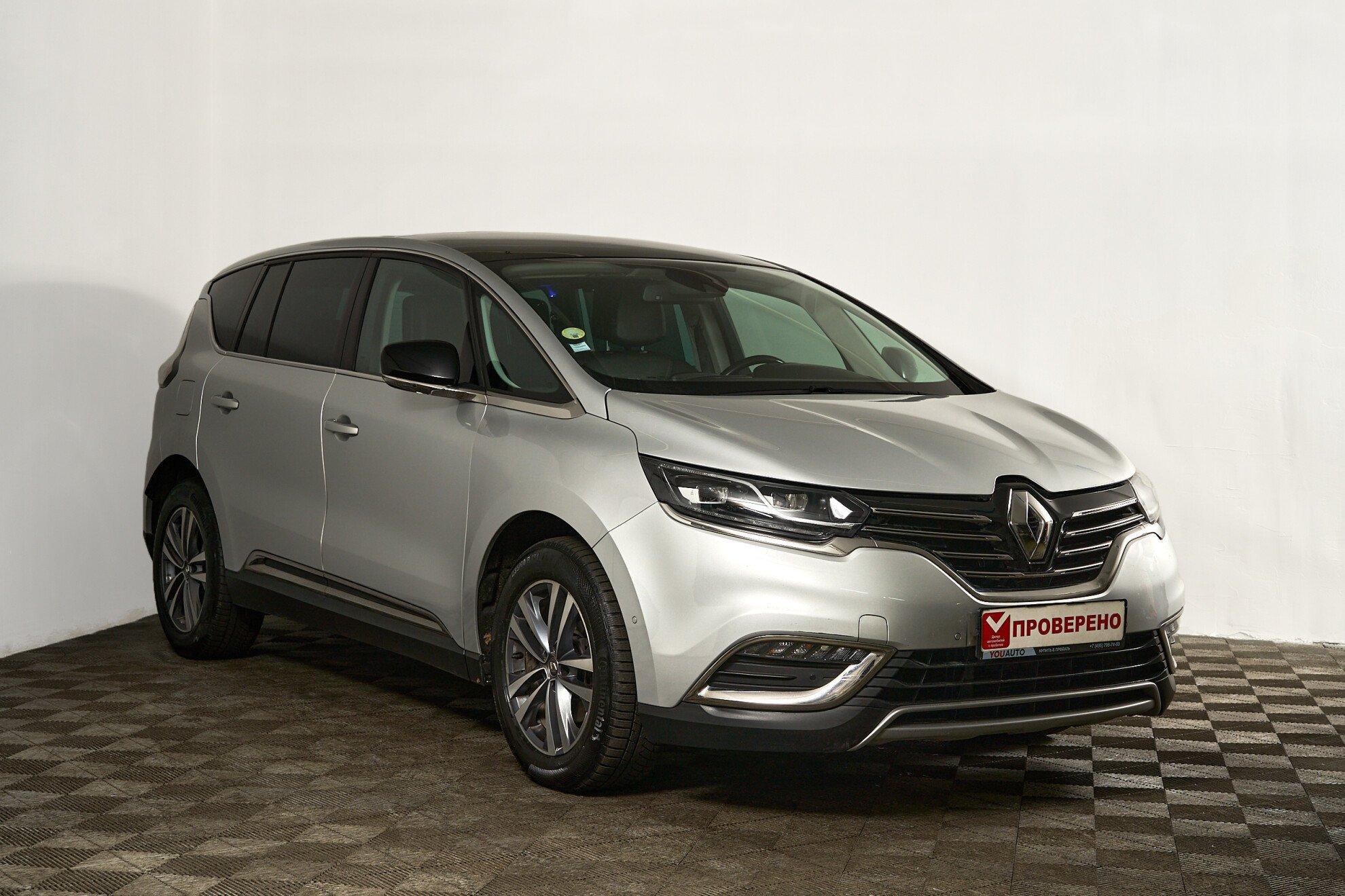Renault Espace 2018, серебряный