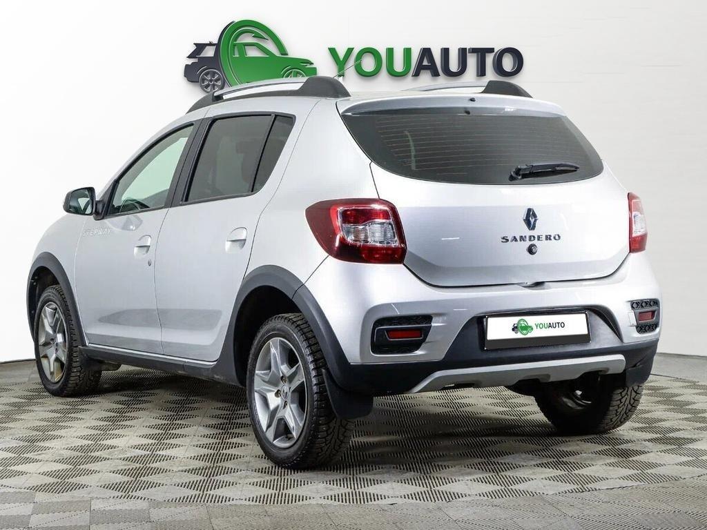 Renault Sandero 2020, серебряный