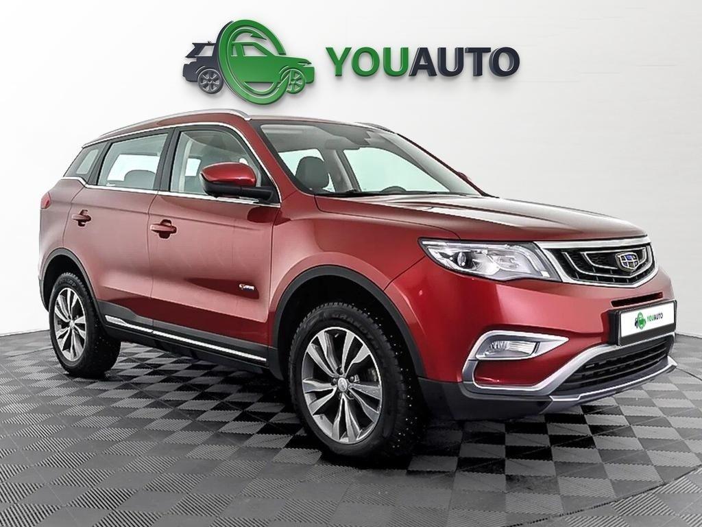 Geely Atlas 2020, красный
