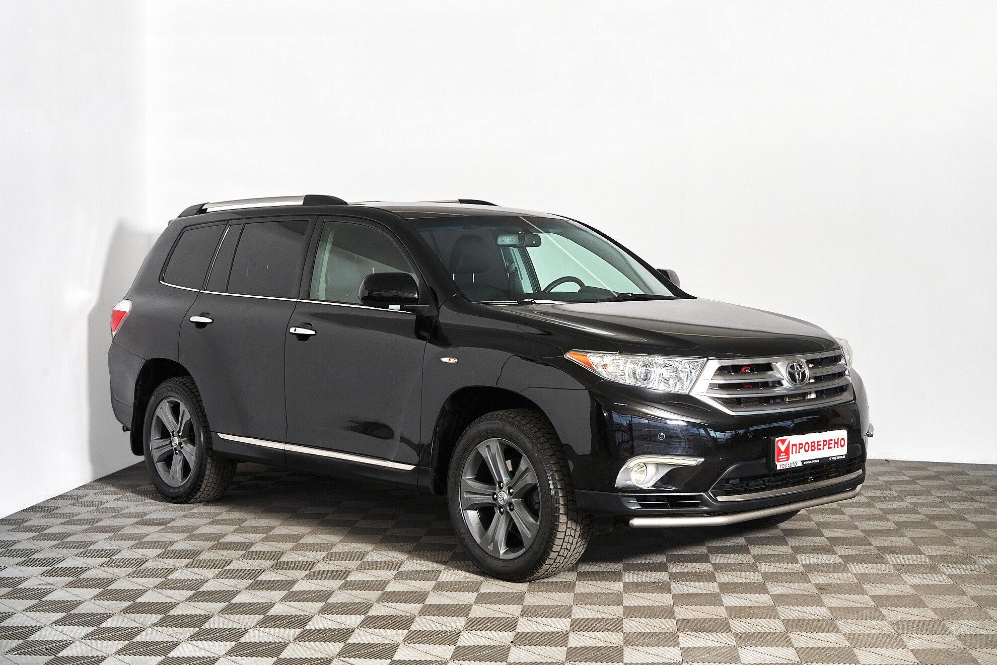 Toyota Highlander 2011, черный