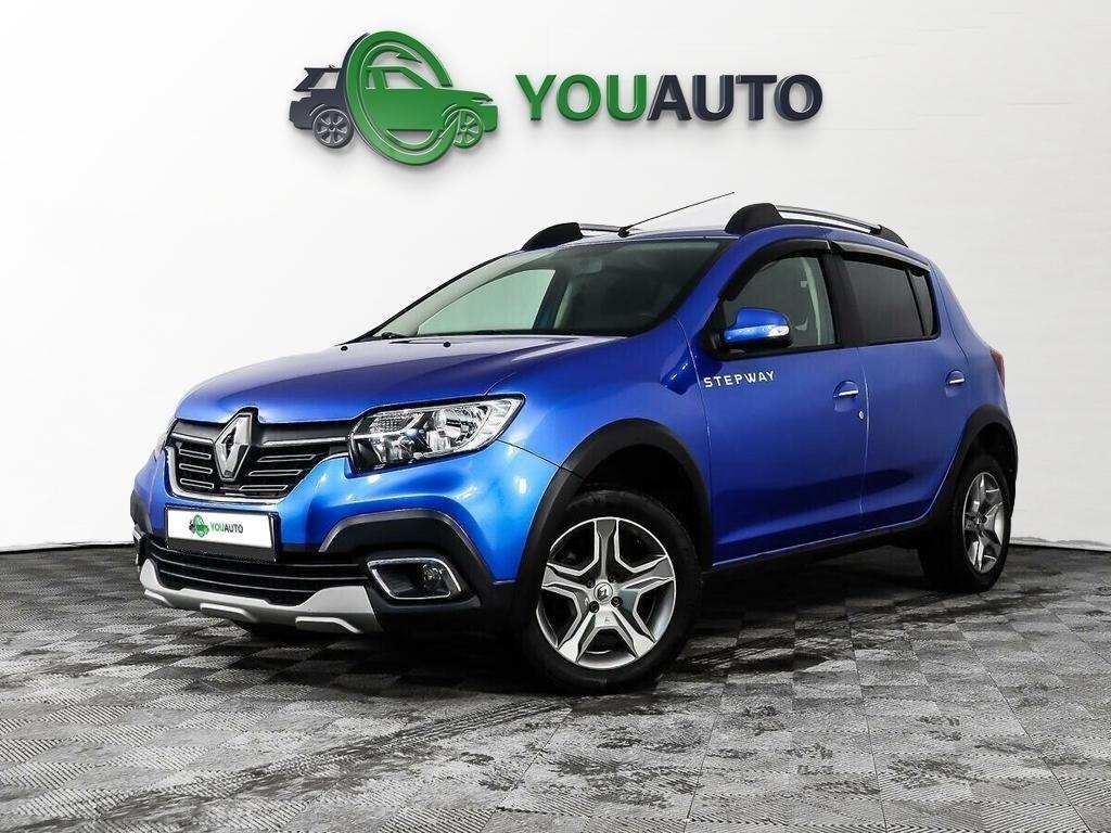 Renault Sandero 2018, синий