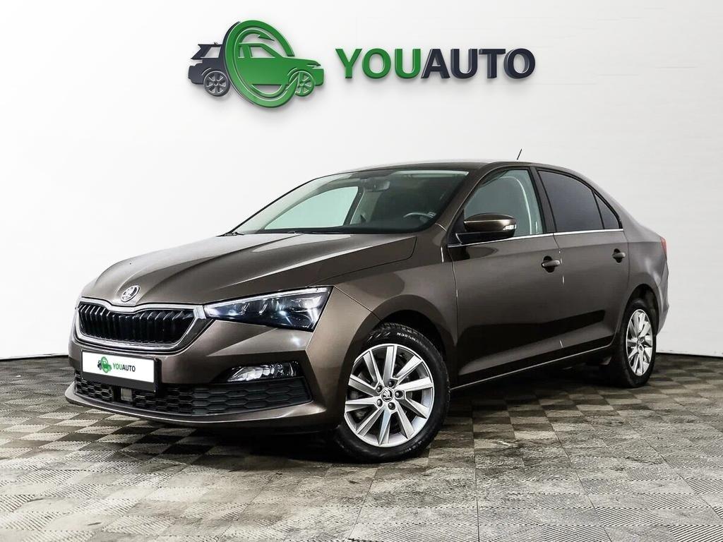 Skoda Rapid 2021, коричневый