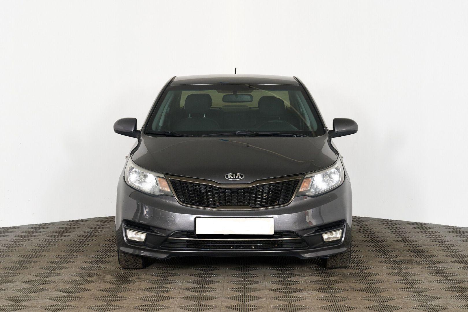Kia Rio 2016, серый