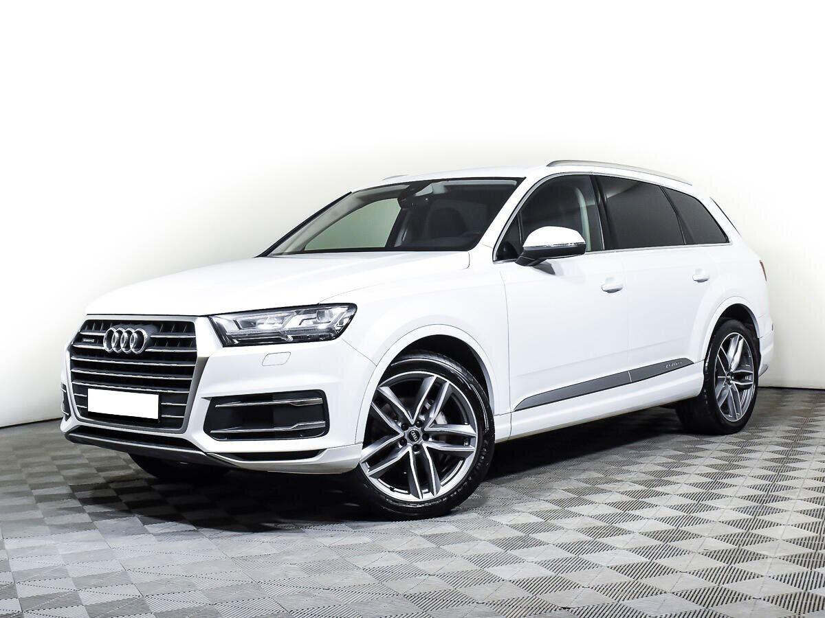 Audi Q7 2017, белый