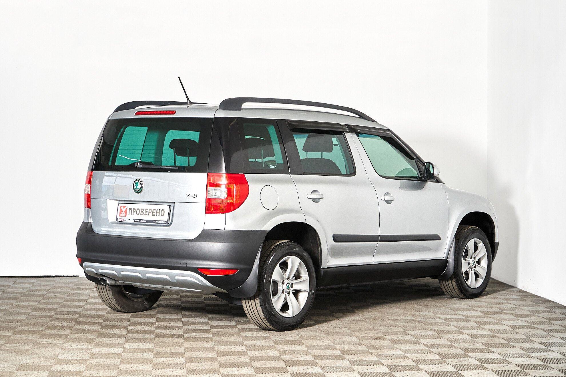 Skoda Yeti 2013, серебряный