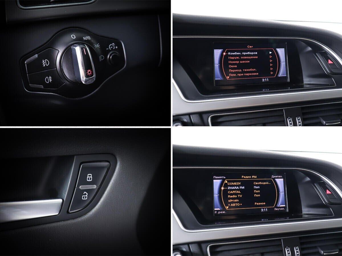 Audi A4 2015, белый
