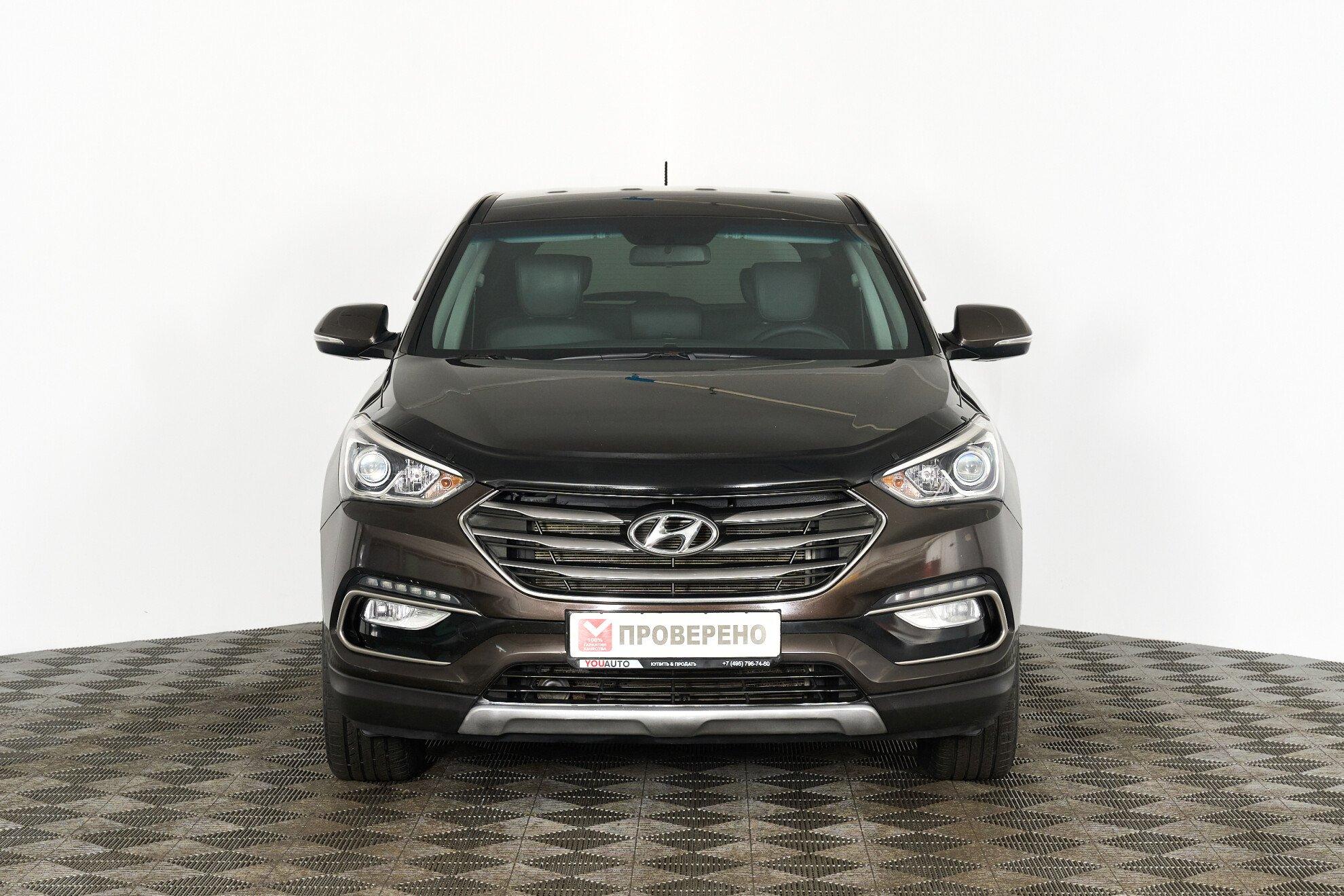 Hyundai Santa Fe 2015, коричневый