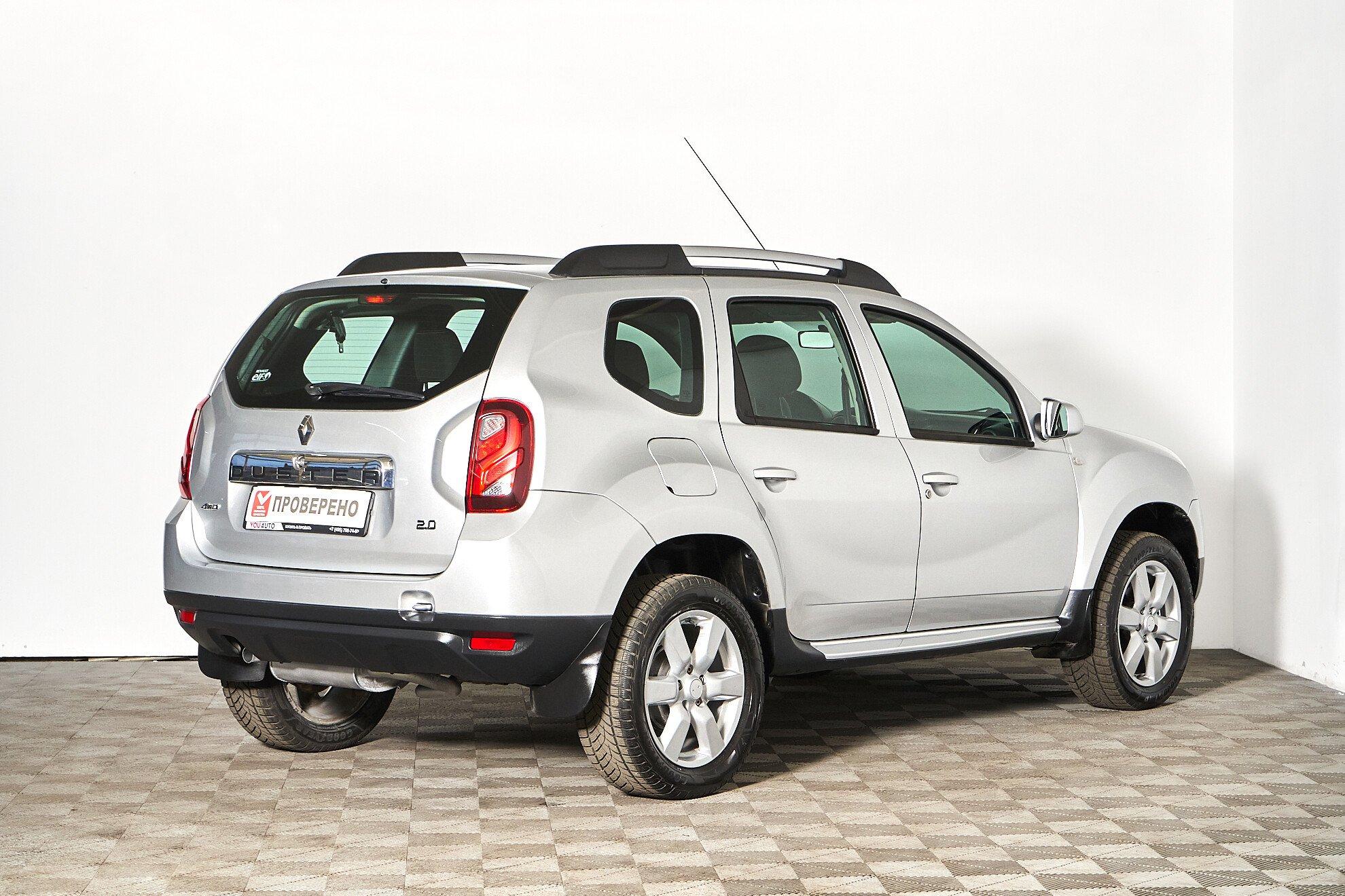 Renault Duster 2014, серебряный