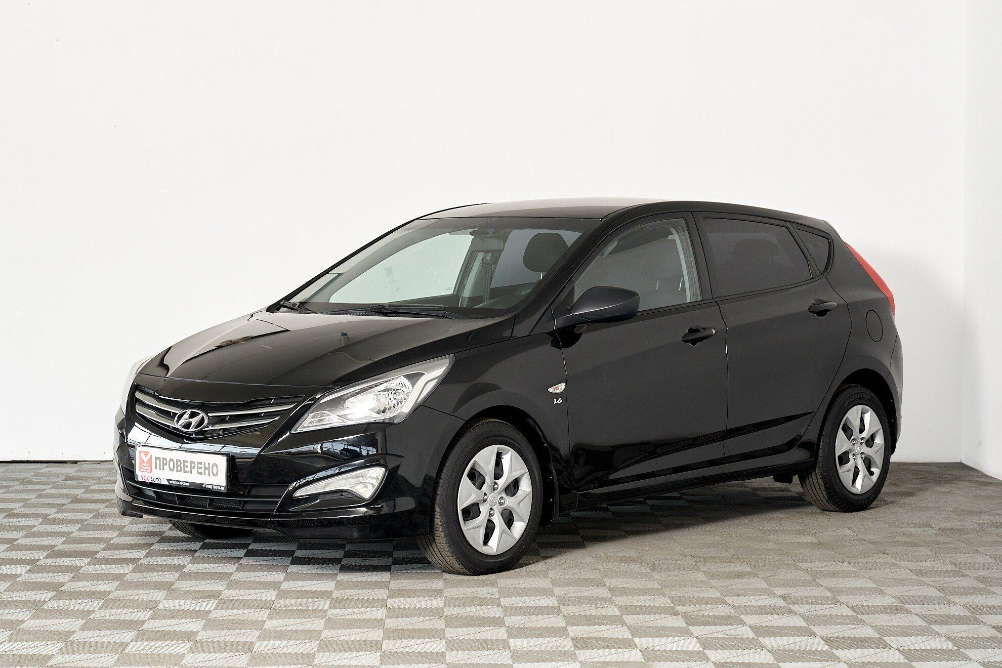 Hyundai Solaris 2016, черный
