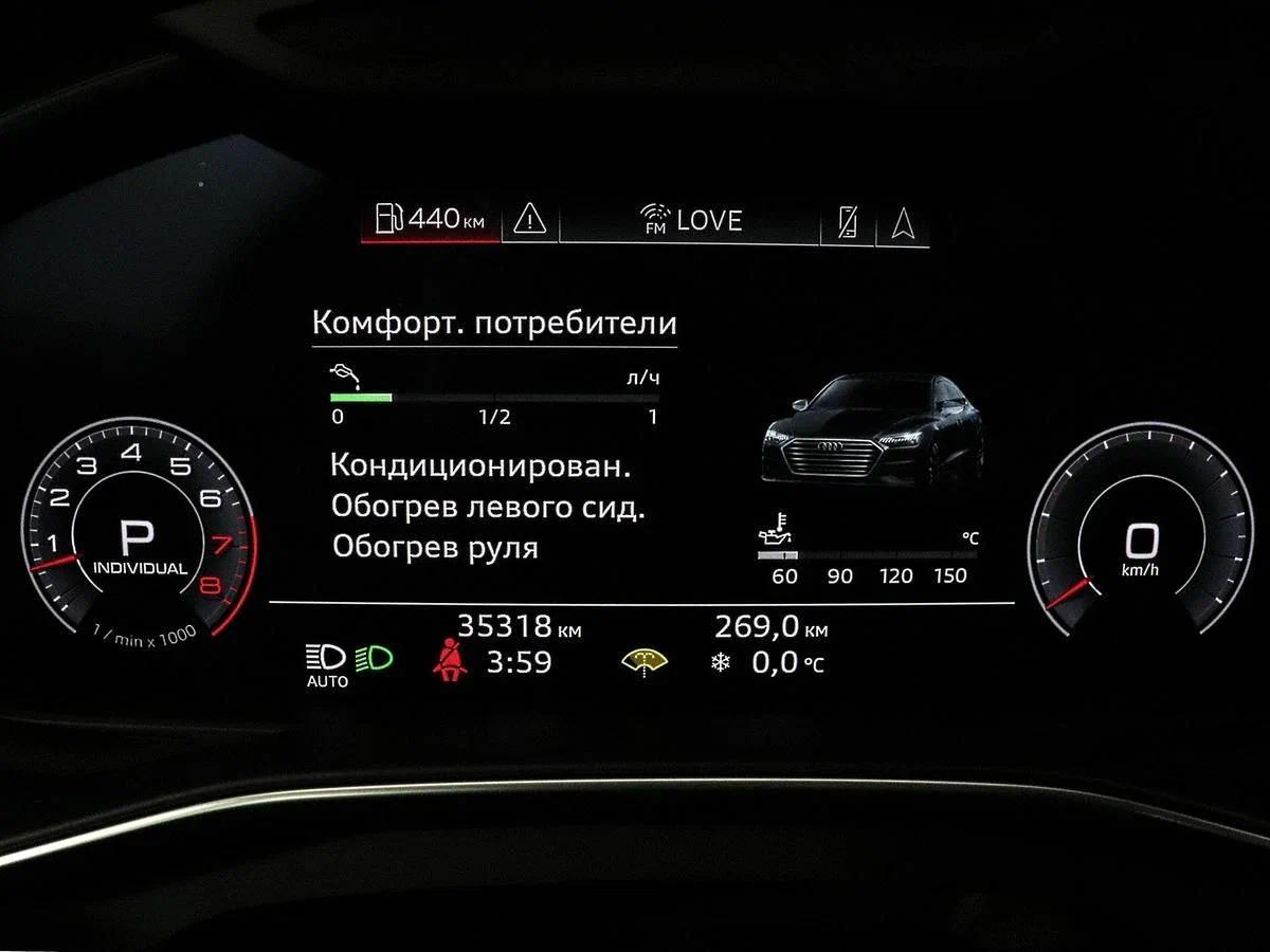 Audi A7 2021, серебряный