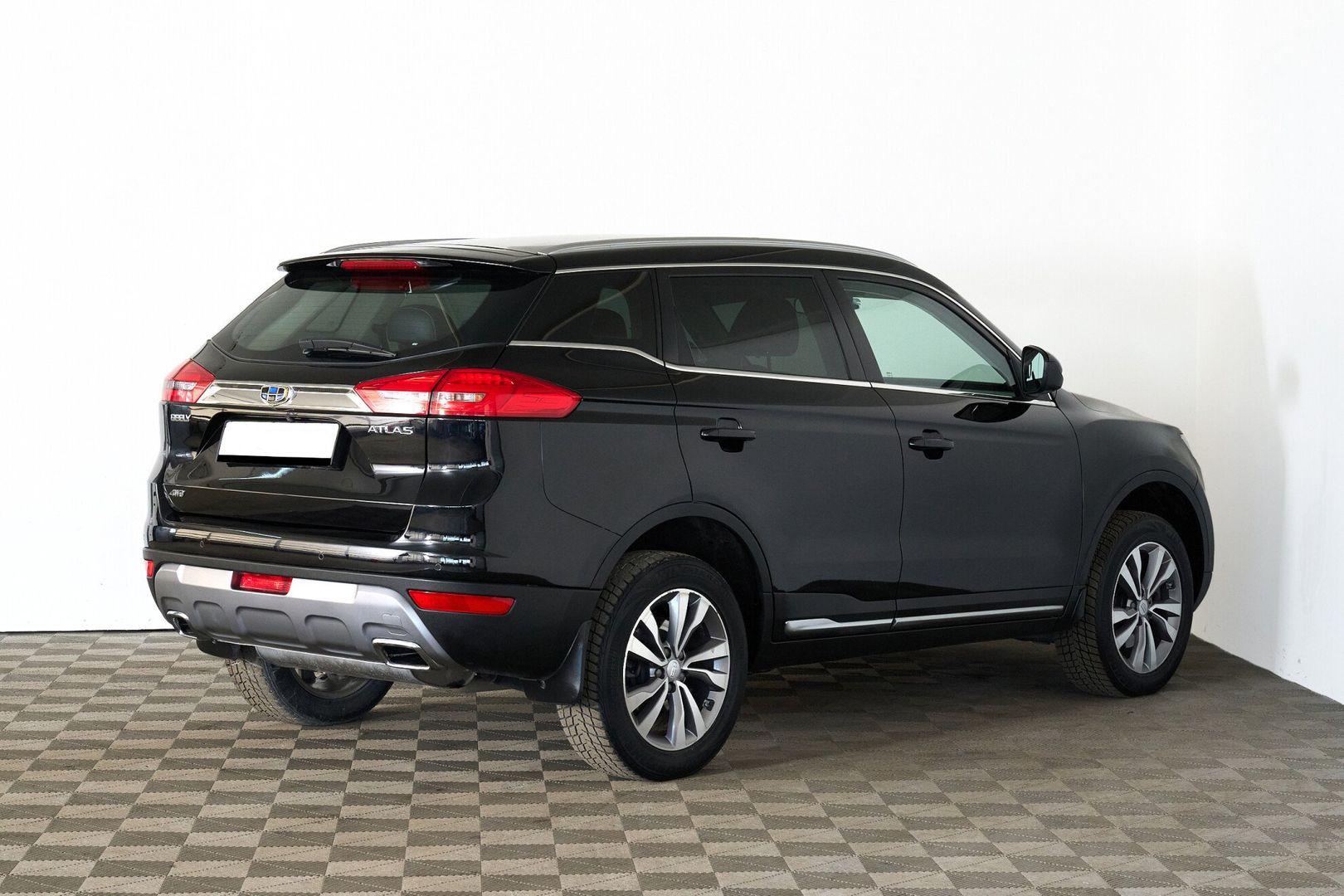 Geely Atlas 2018, черный