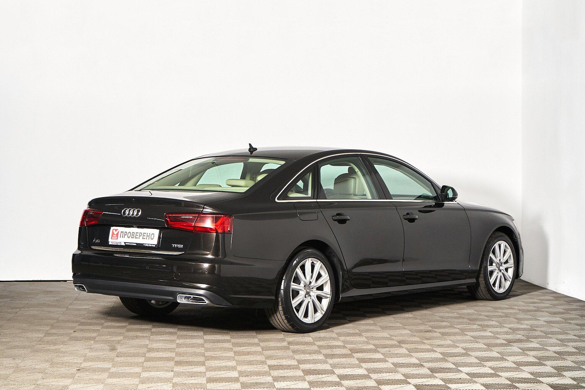Audi A6 2017, черный