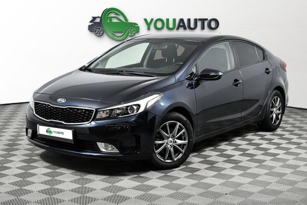 Kia Cerato 2018, синий