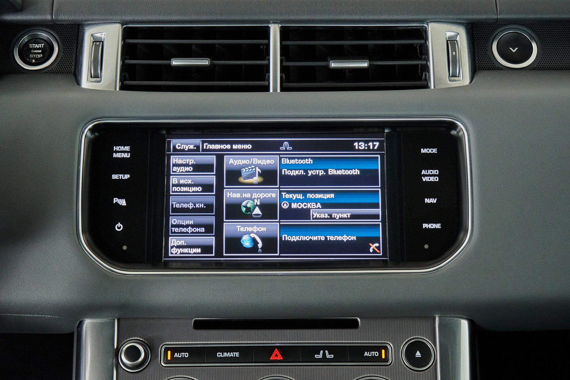 Land Rover Range Rover Sport 2013, черный