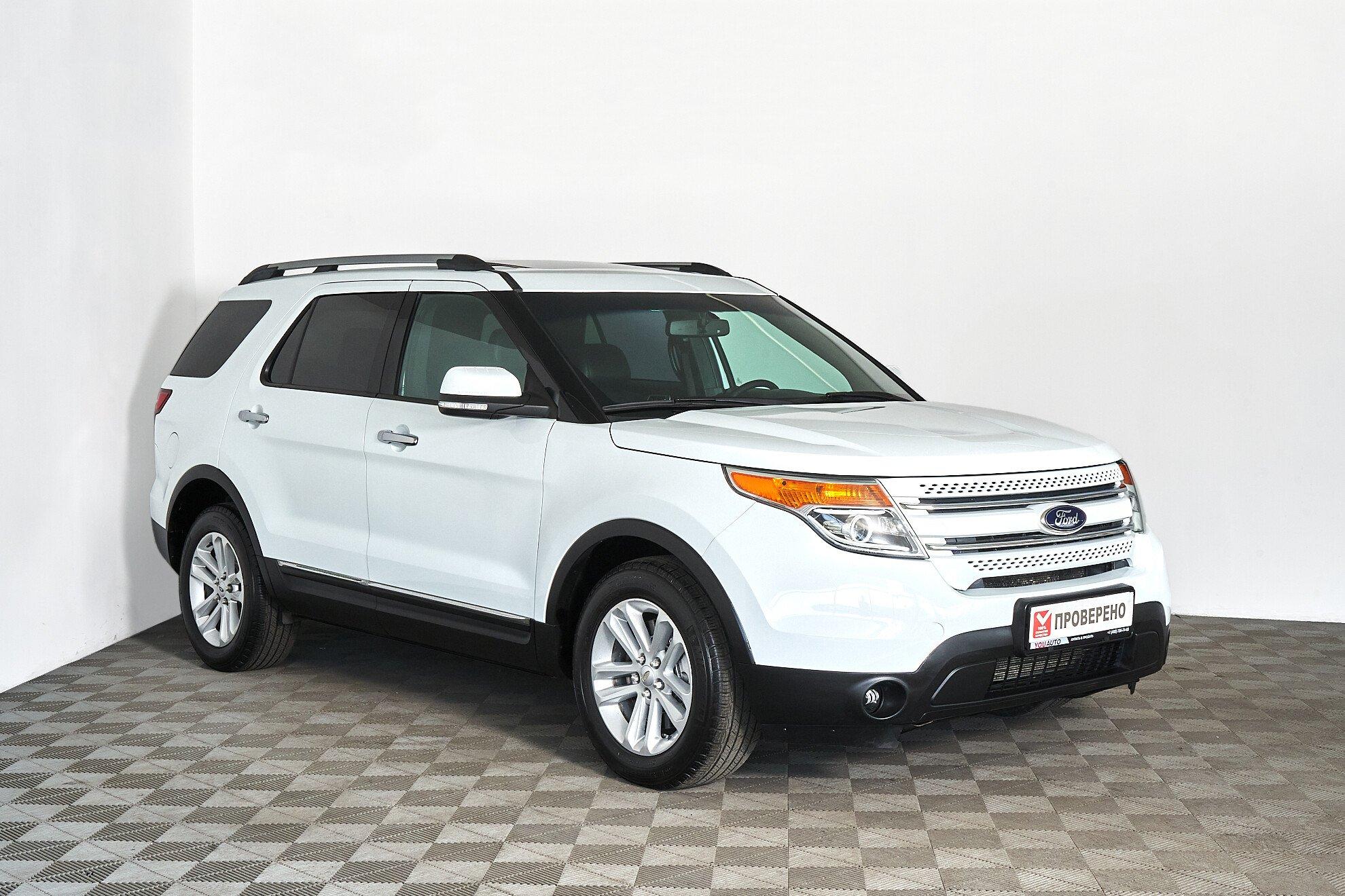 Ford Explorer 2014, белый