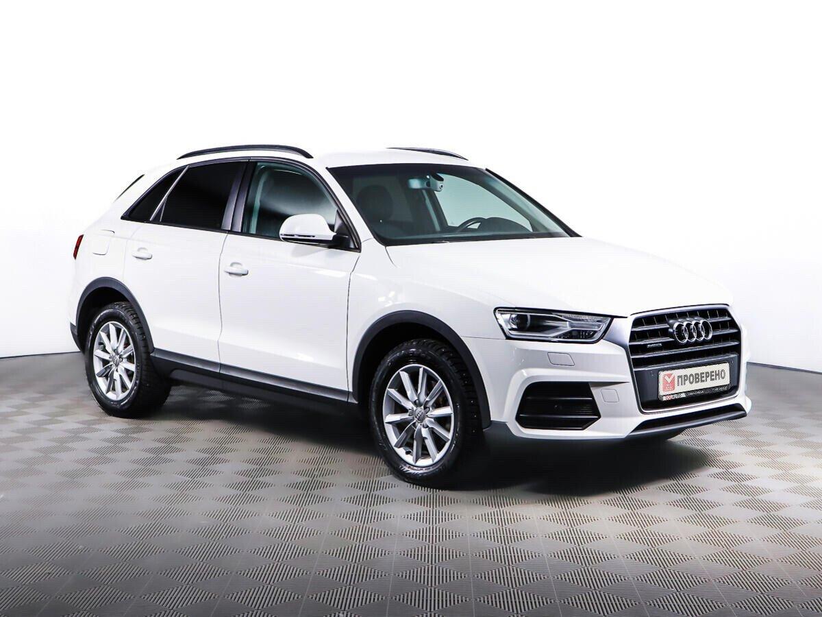 Audi Q3 2017, белый