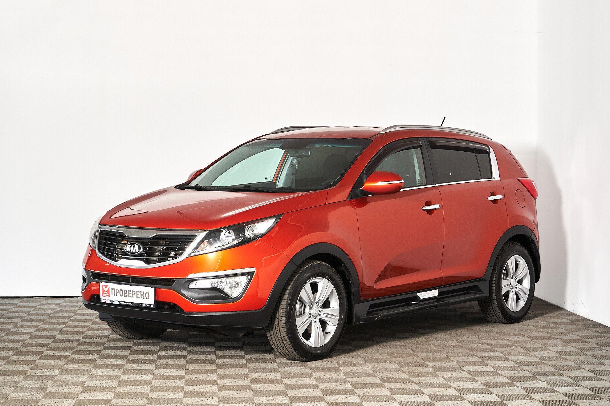 Kia Sportage 2011, оранжевый