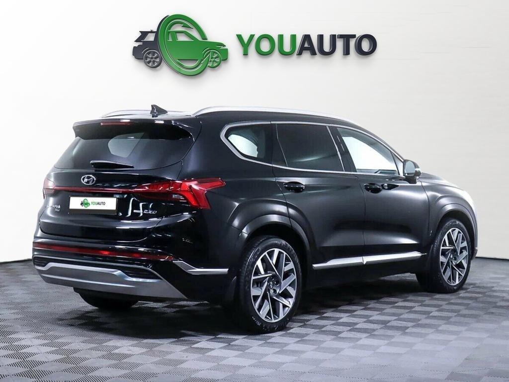 Hyundai Santa Fe 2021, черный