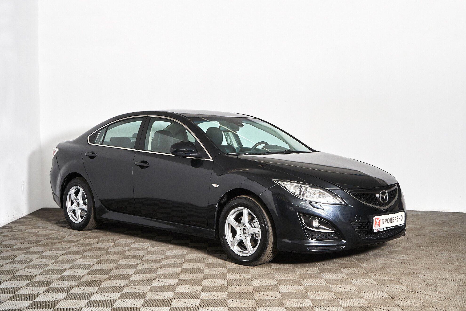 Mazda 6 2010, черный