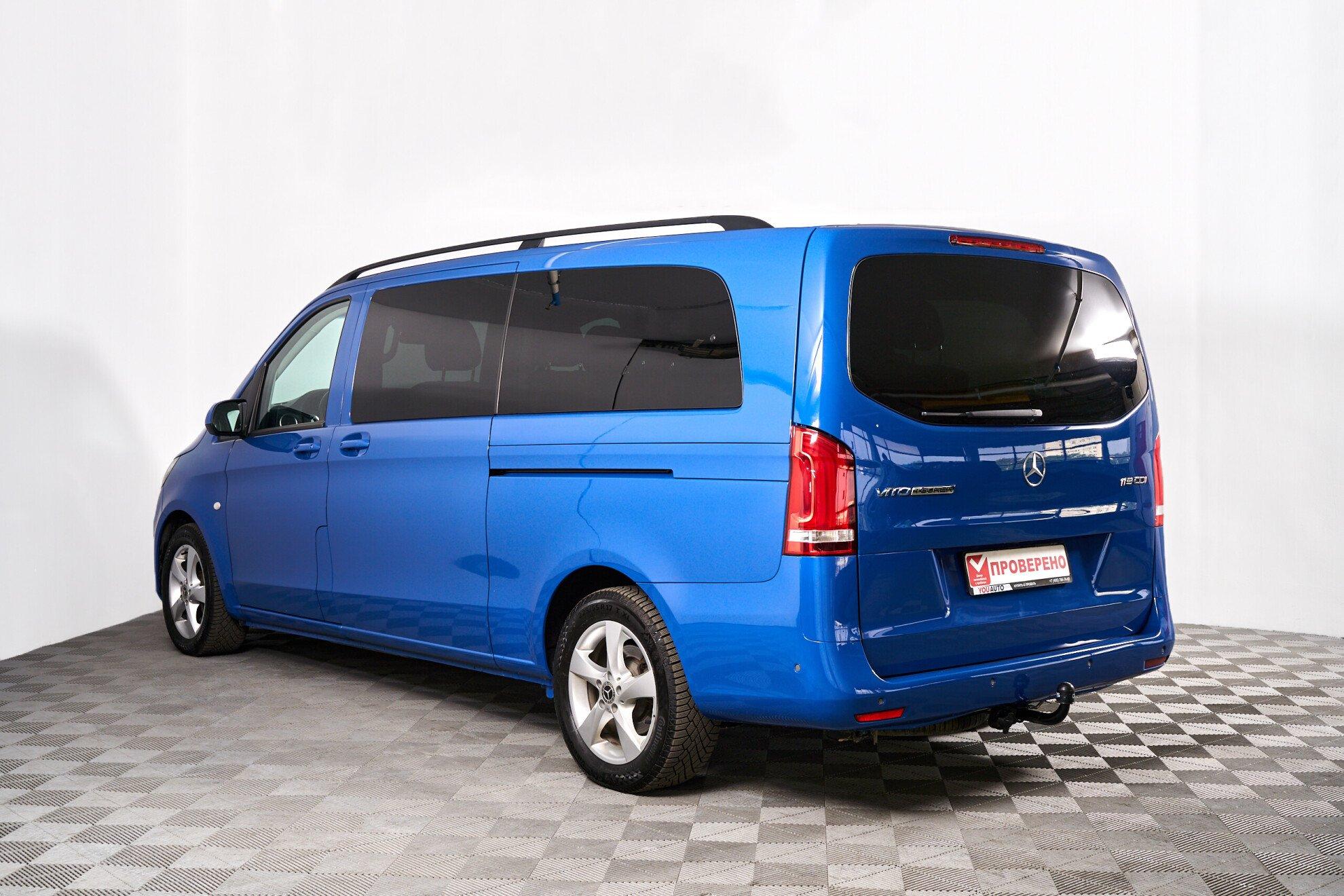 Mercedes-Benz Vito 2018, синий