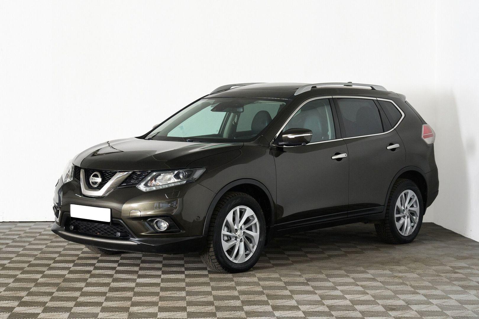 Nissan X-Trail 2017, зеленый