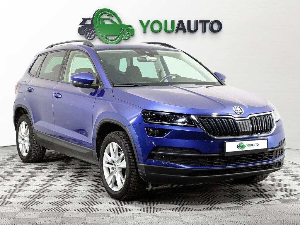 Skoda Karoq 2021, синий