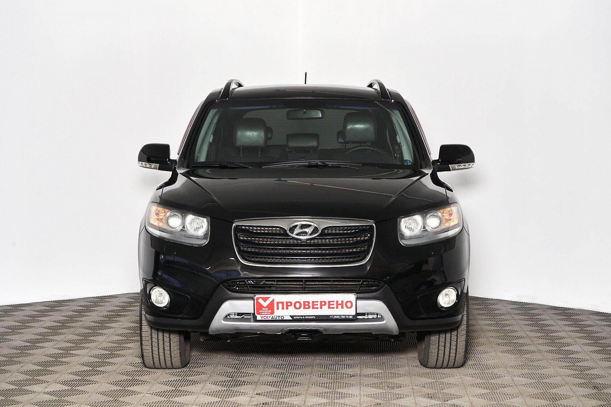 Hyundai Santa Fe 2012, черный