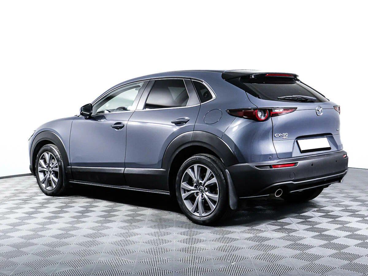 Mazda CX-30 2022, синий