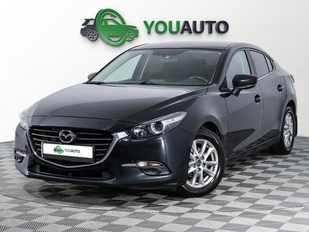 Mazda 3 2018, черный