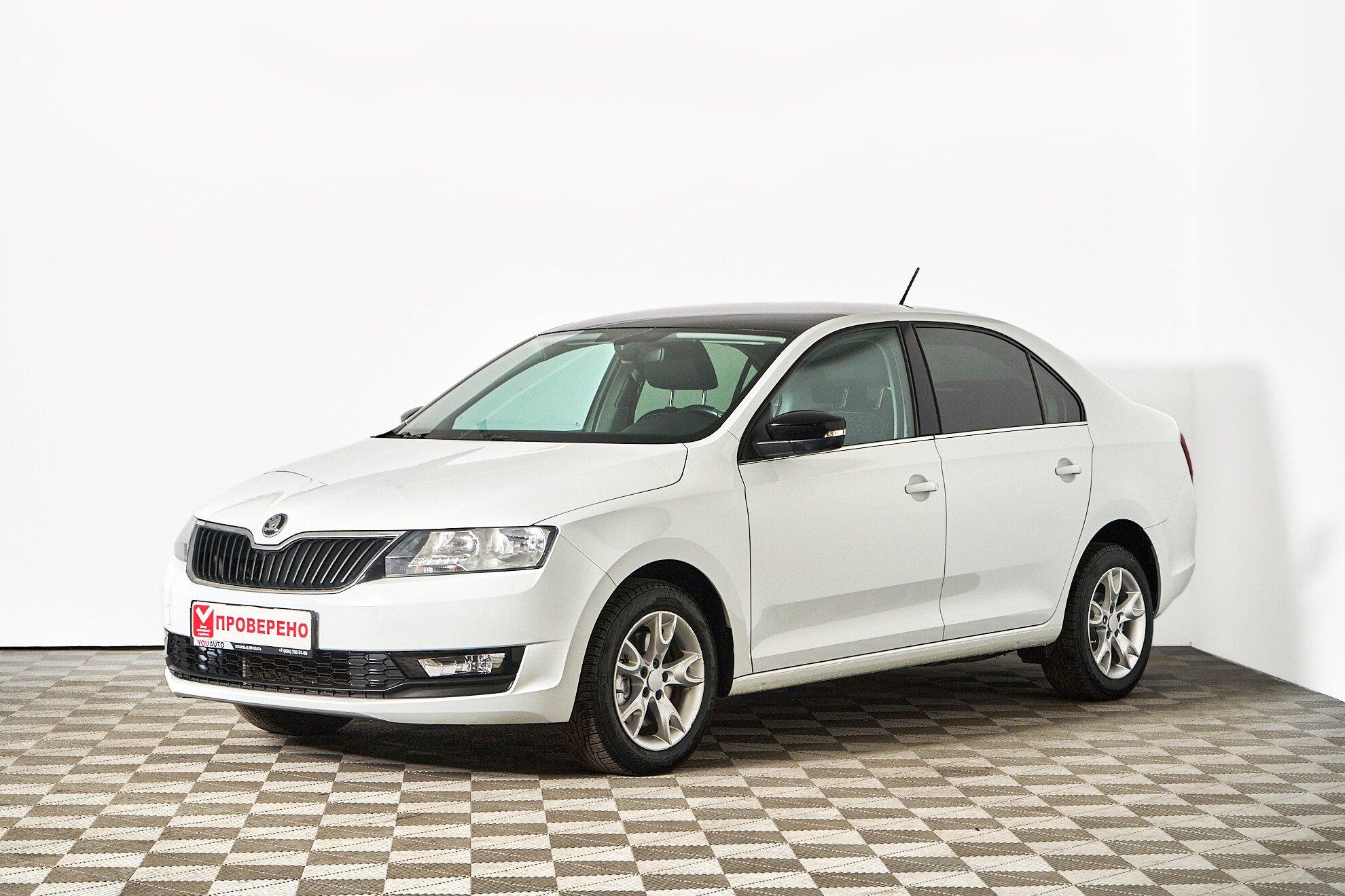 Skoda Rapid 2019, белый