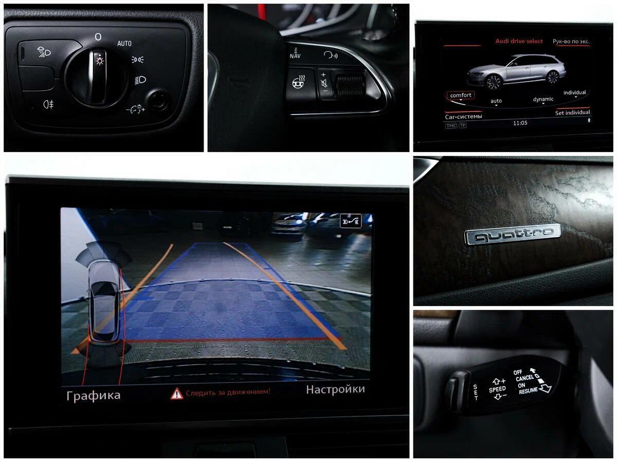 Audi A6 2017, черный