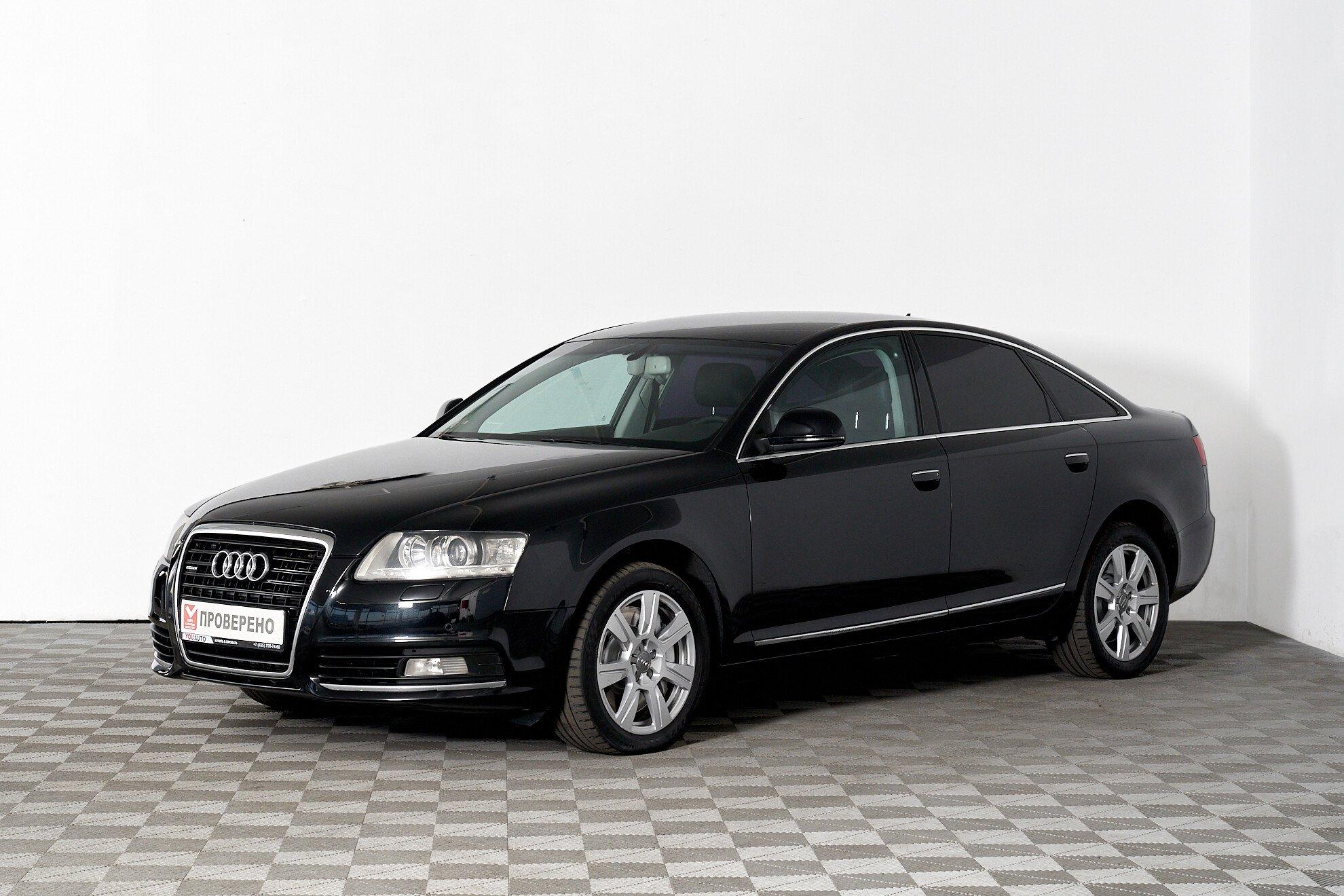 Audi A6 2010, черный