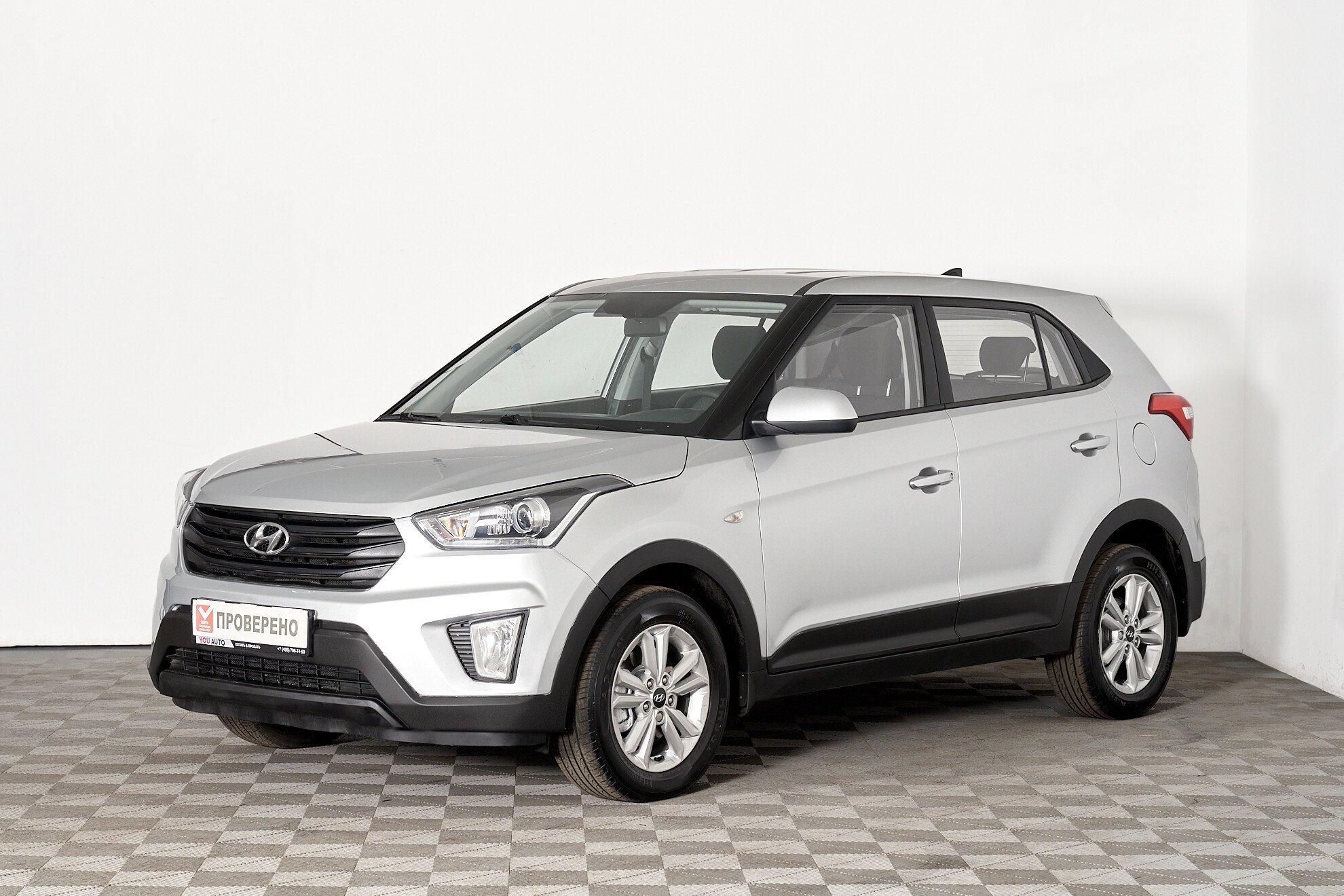 Hyundai Creta 2018, серебряный