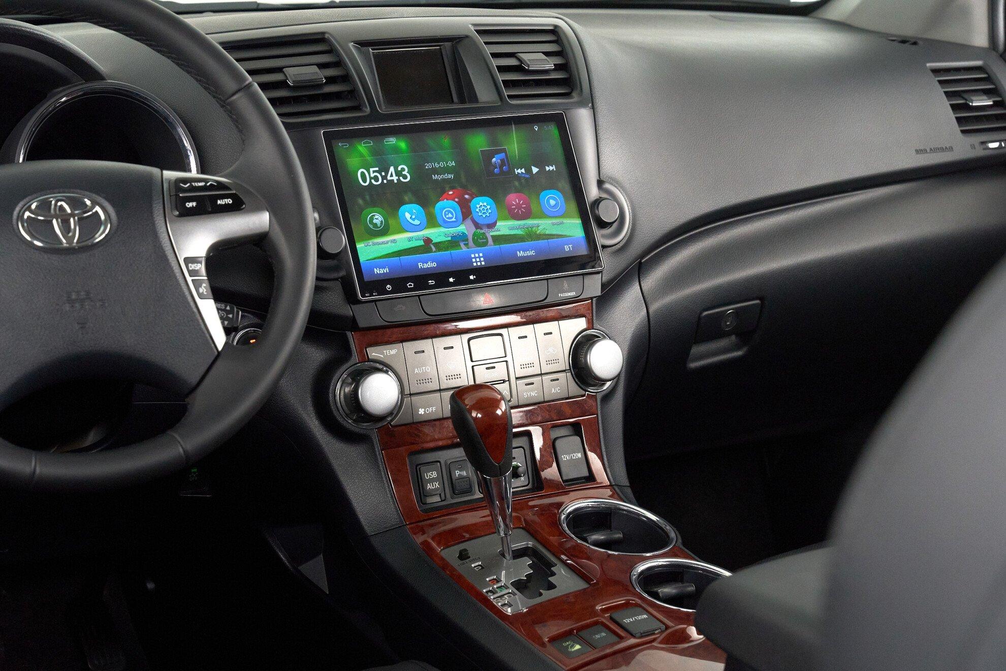 Toyota Highlander 2013, черный