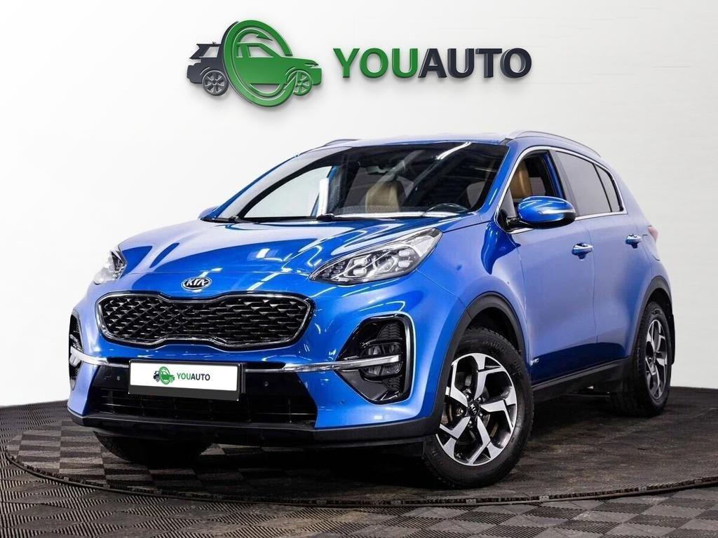 Kia Sportage 2020, голубой