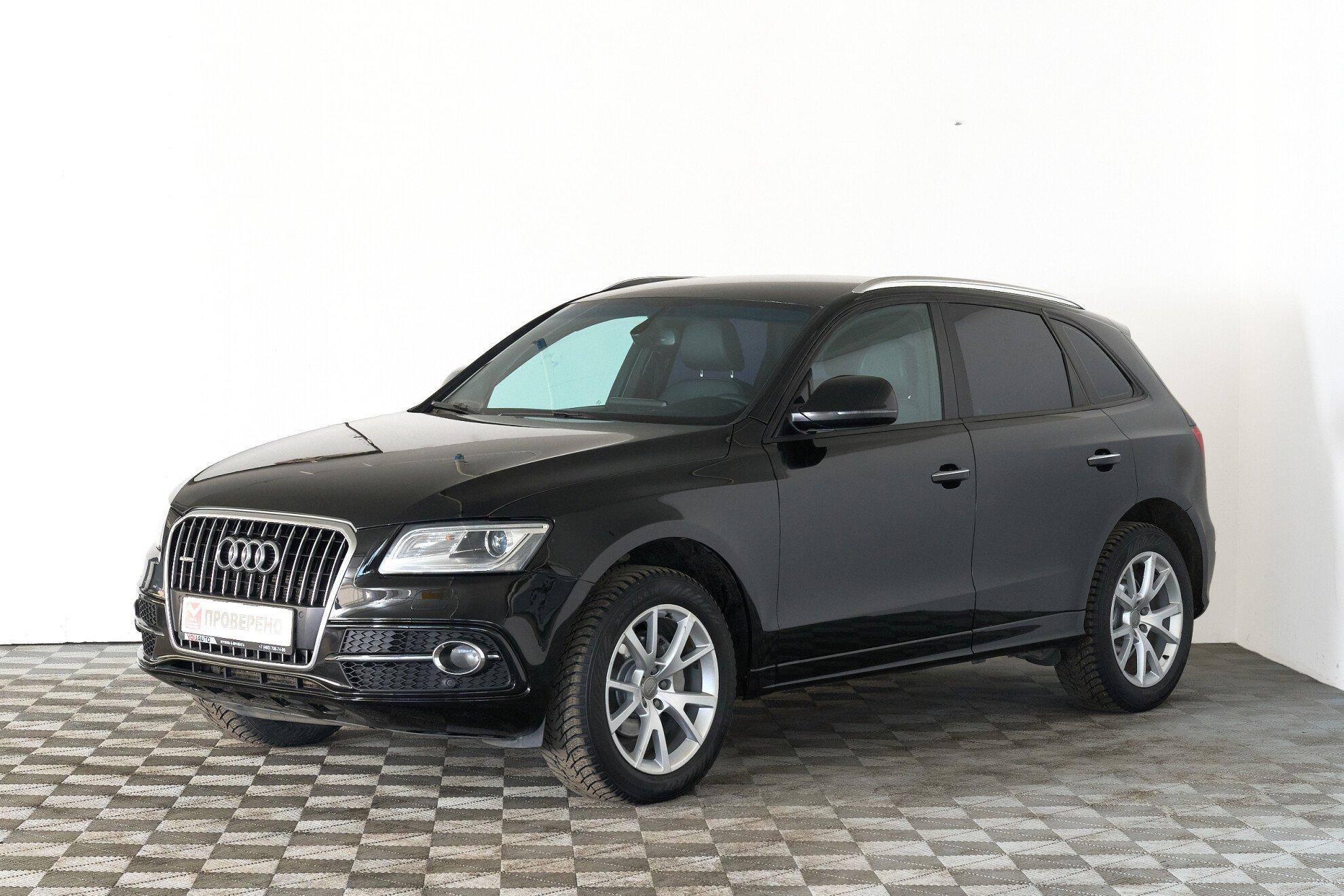 Audi Q5 2015, черный