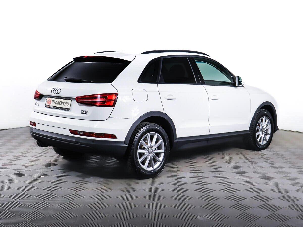 Audi Q3 2017, белый