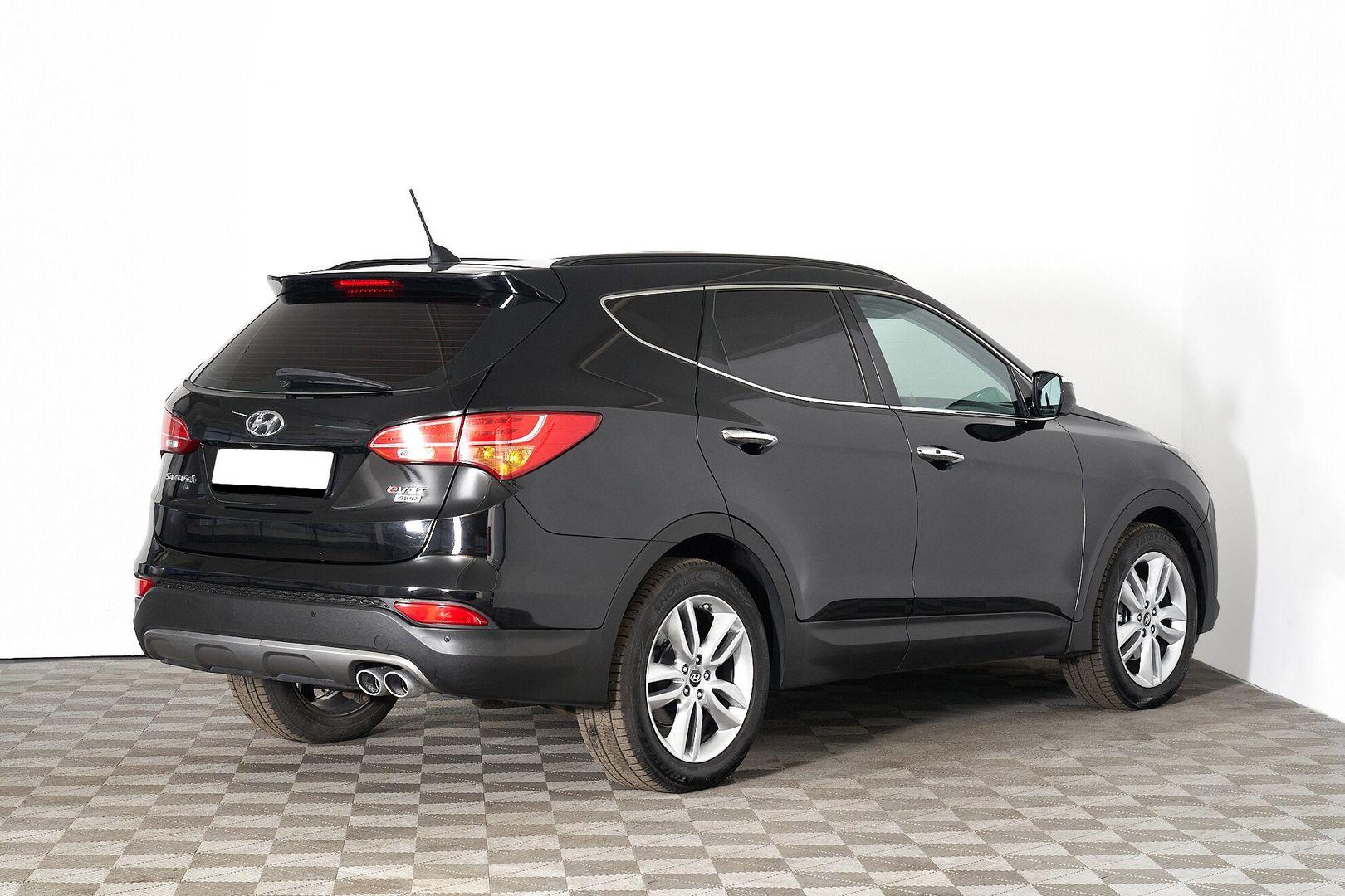 Hyundai Santa Fe 2014, черный