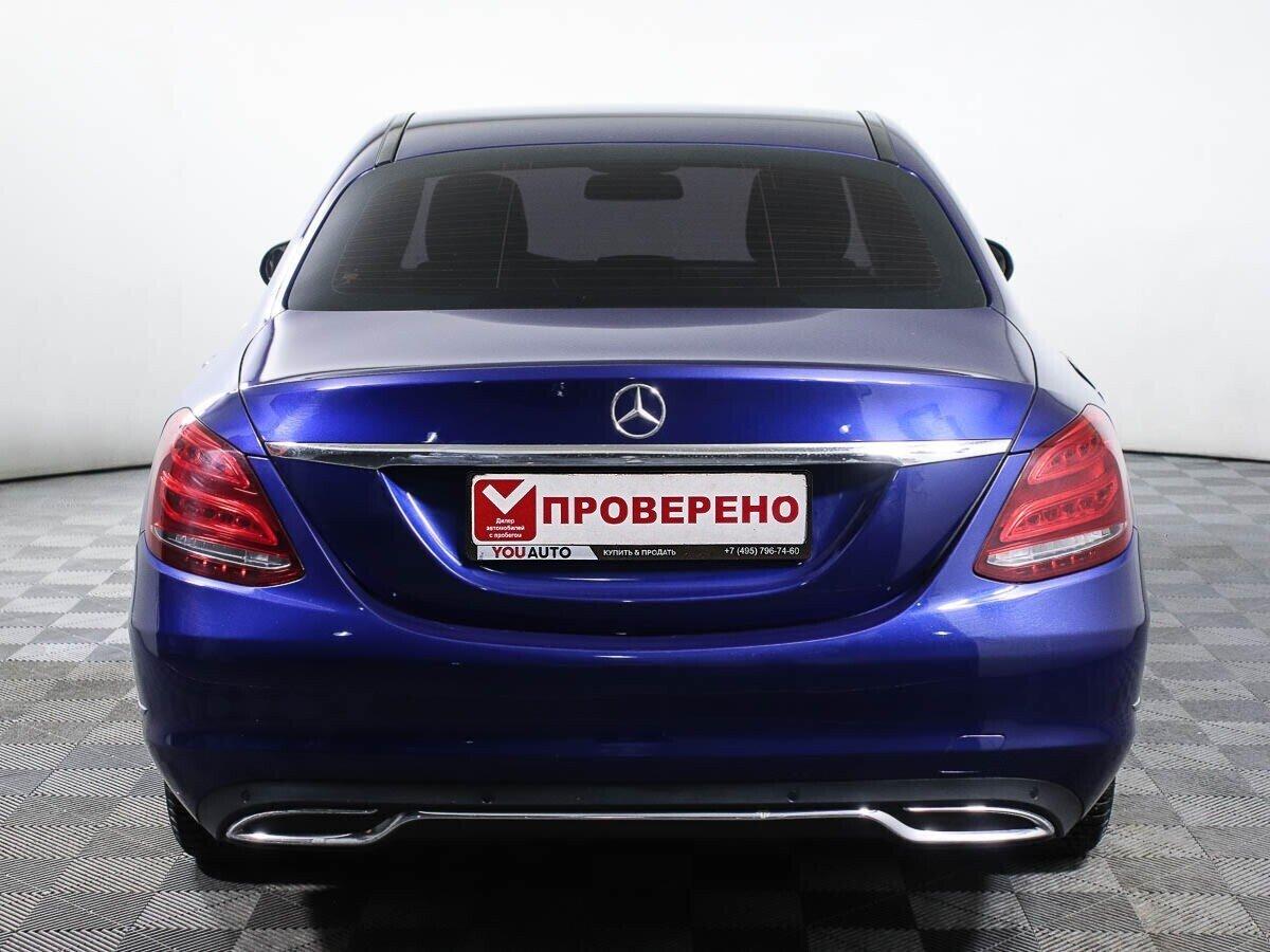 Mercedes-Benz C-Класс 2014, синий