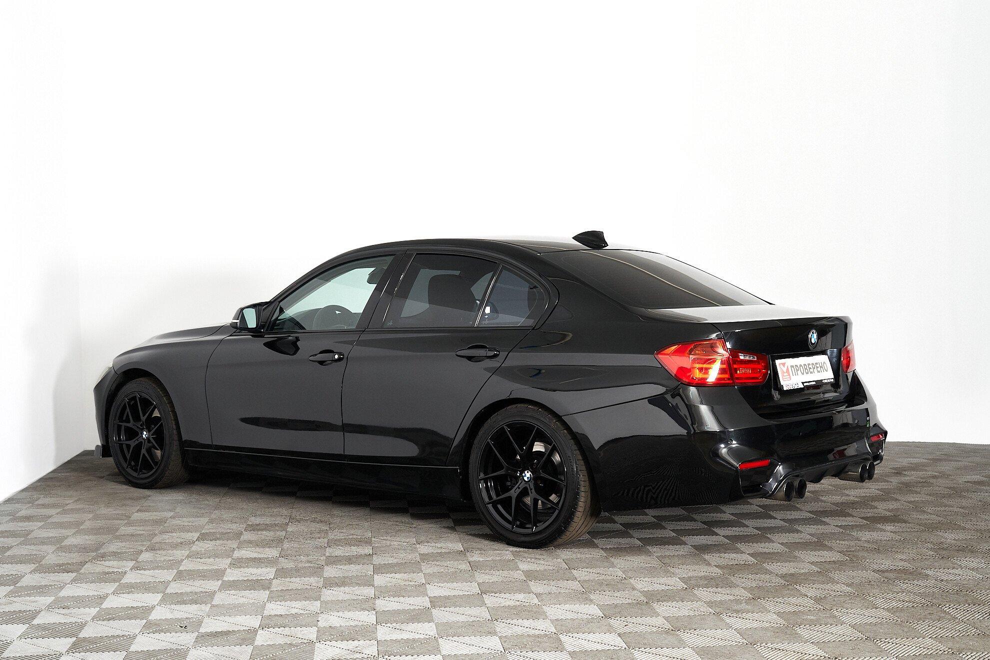 BMW 3 серии 2012, черный