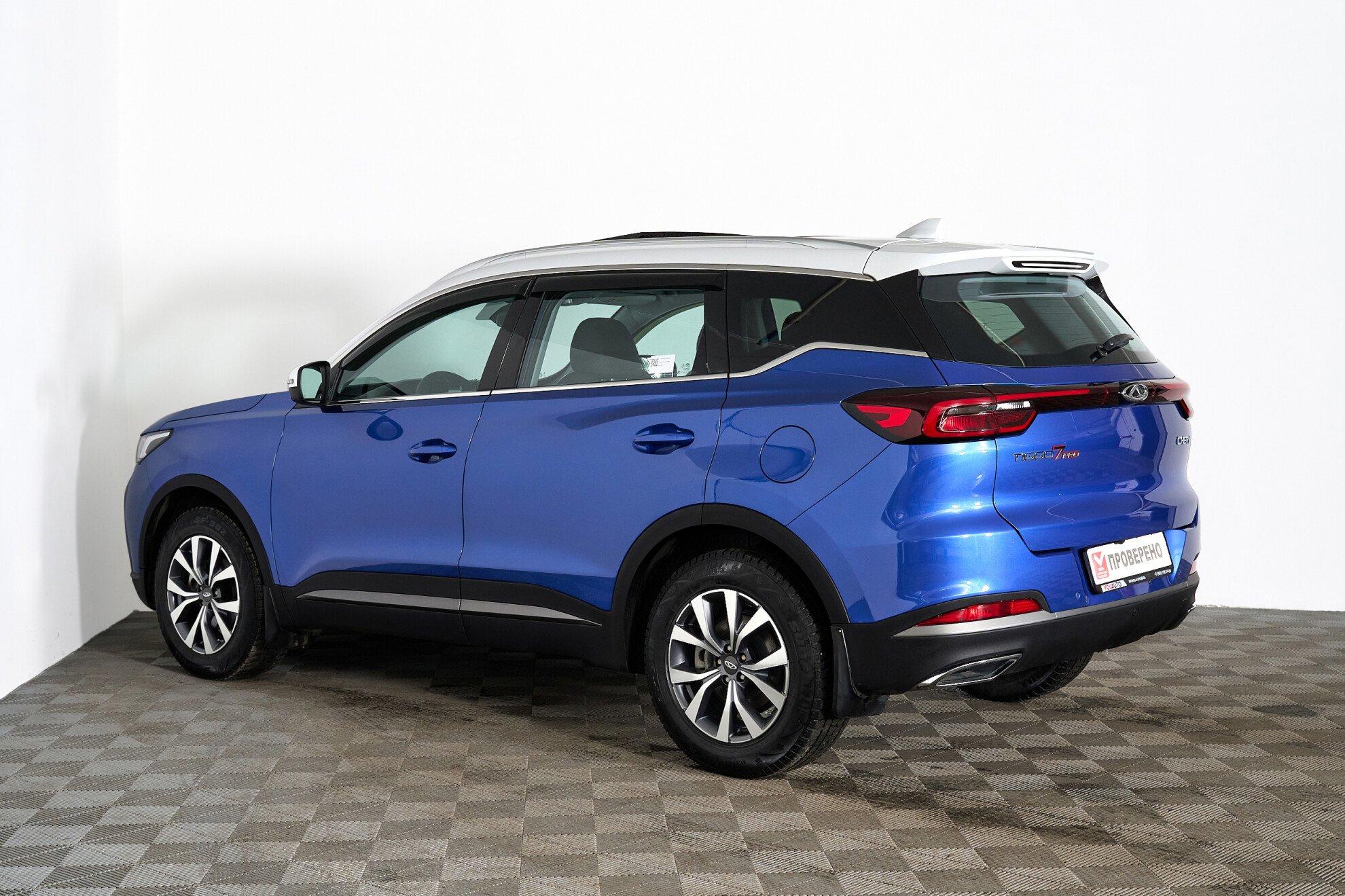 Chery Tiggo 7 Pro 2021, синий
