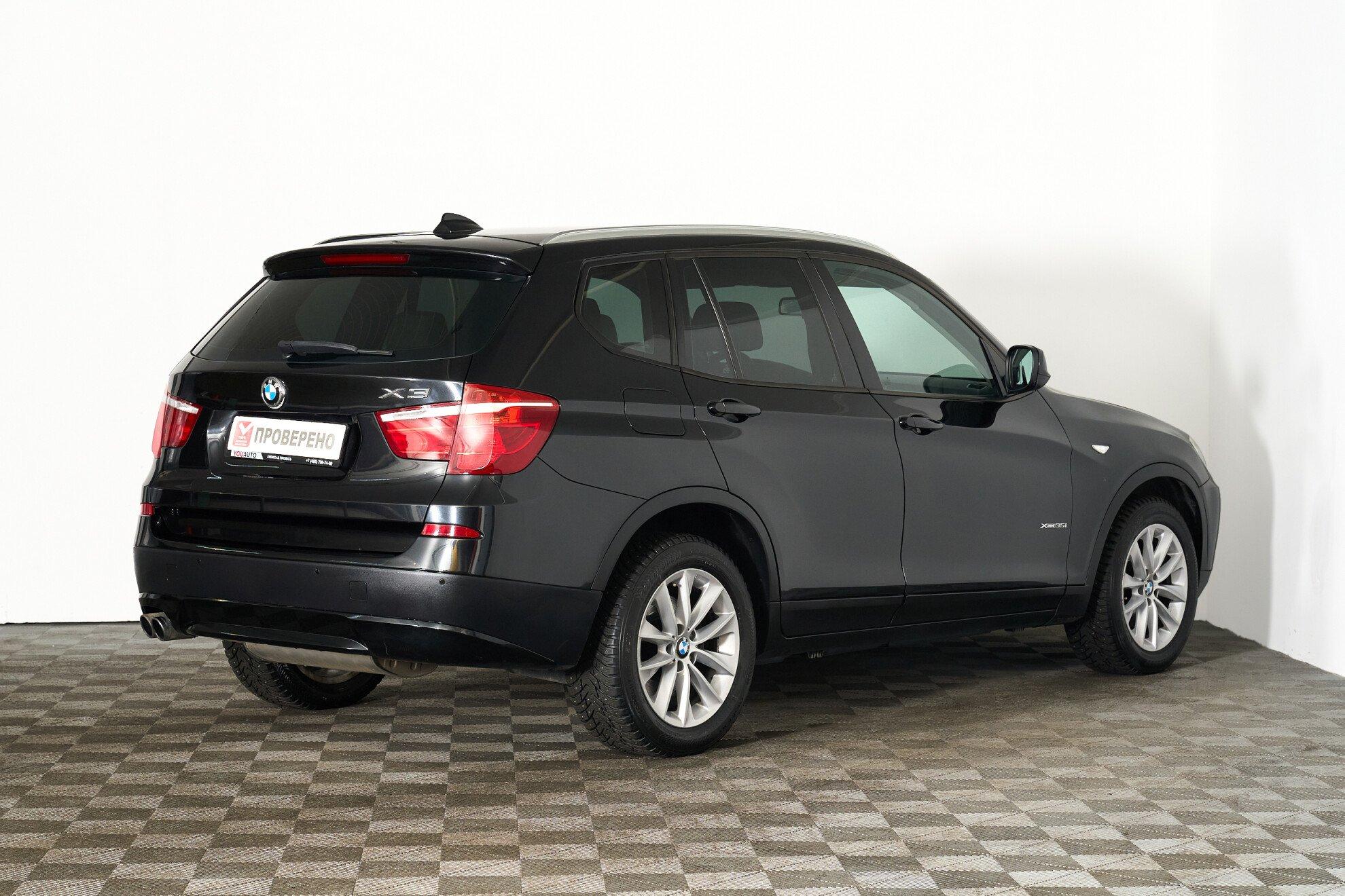 BMW X3 2011, черный