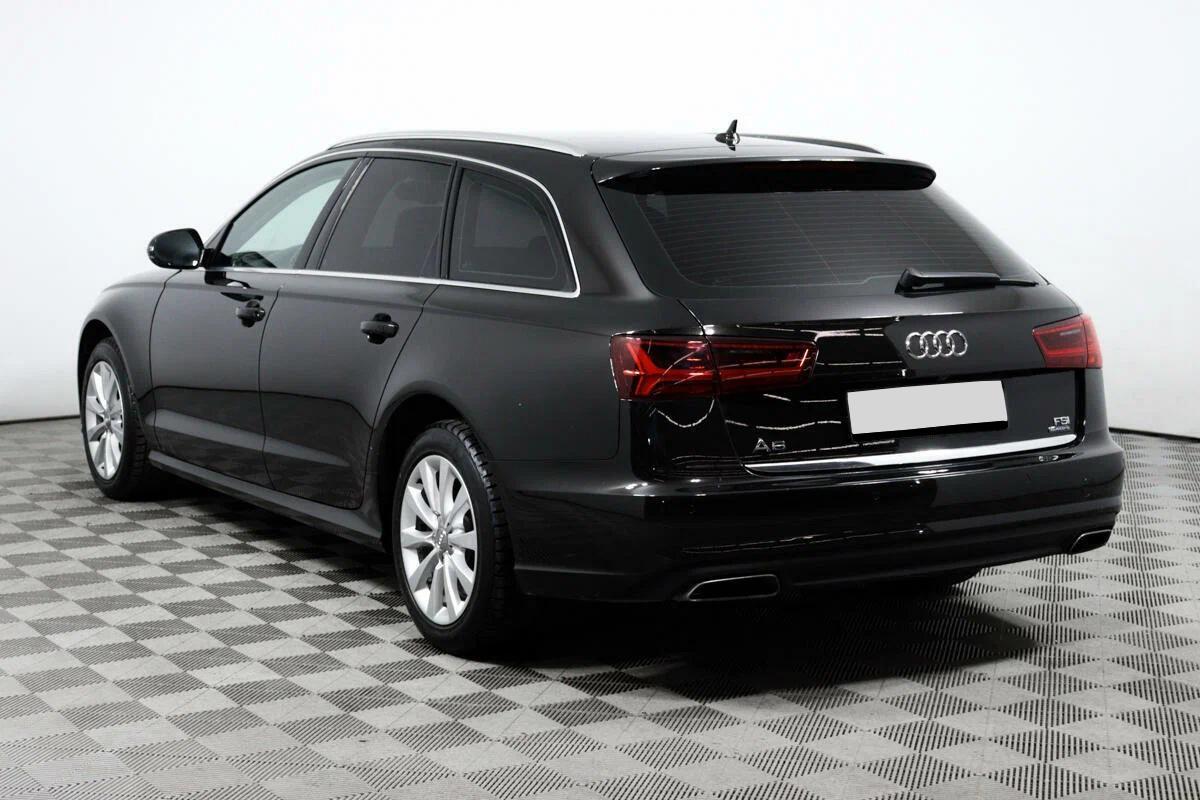 Audi A6 2017, черный