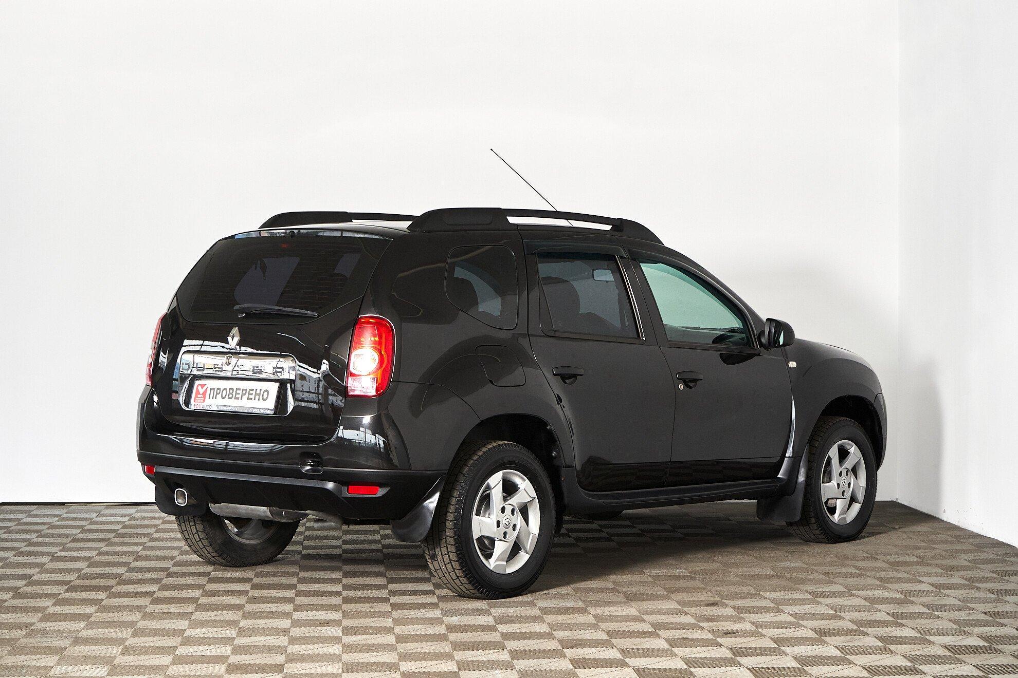 Renault Duster 2015, черный