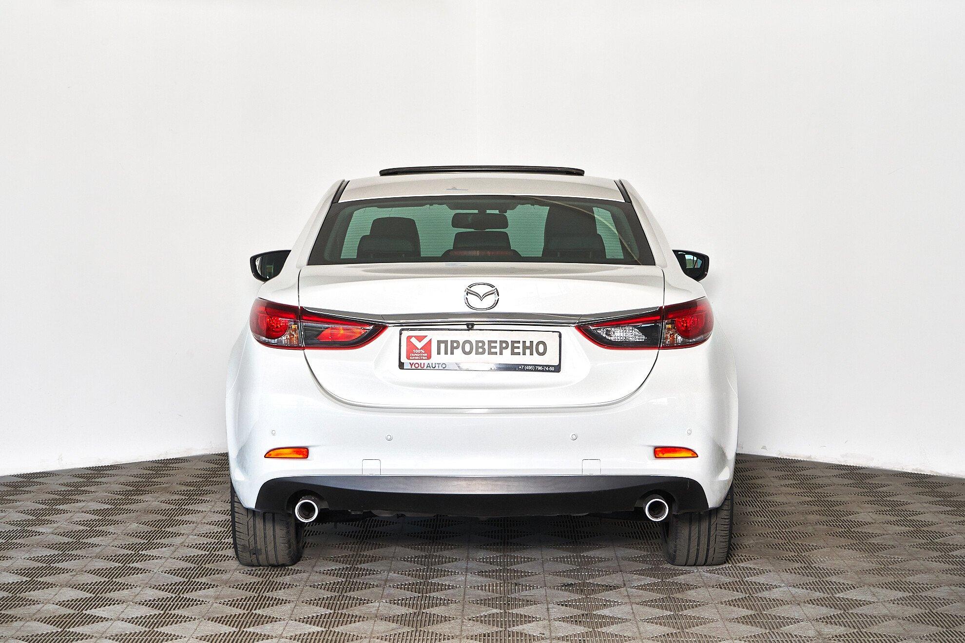Mazda 6 2016, белый