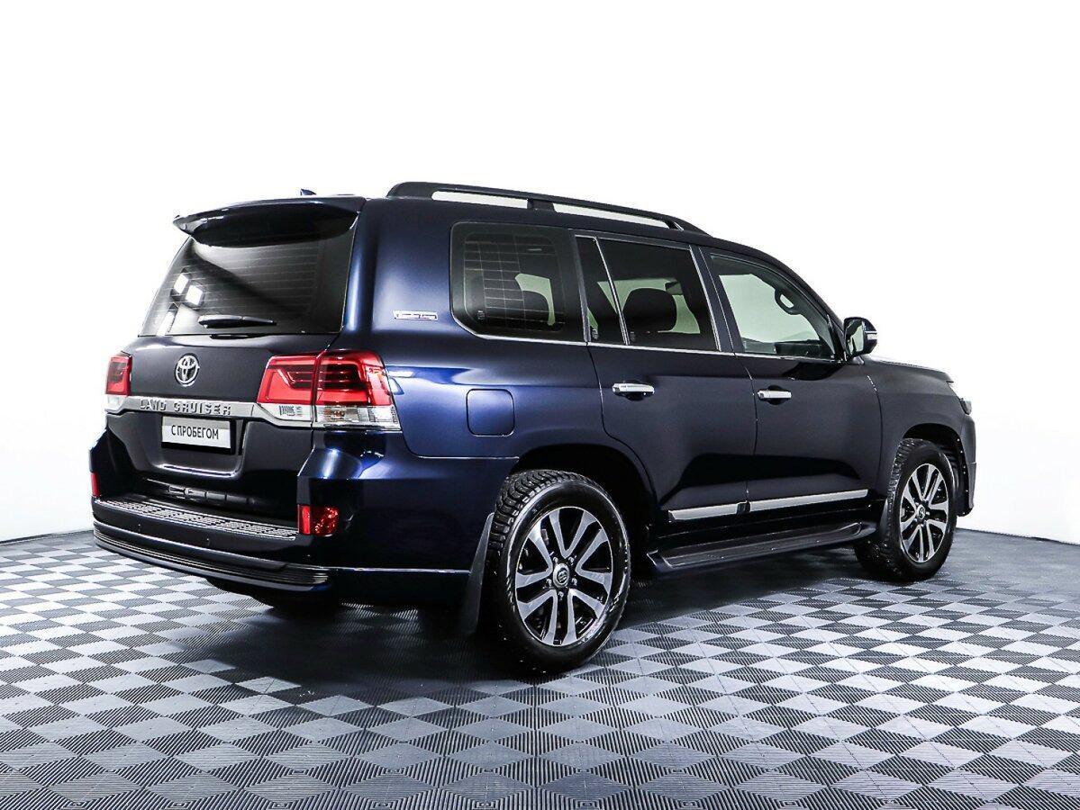 Toyota Land Cruiser 2019, синий