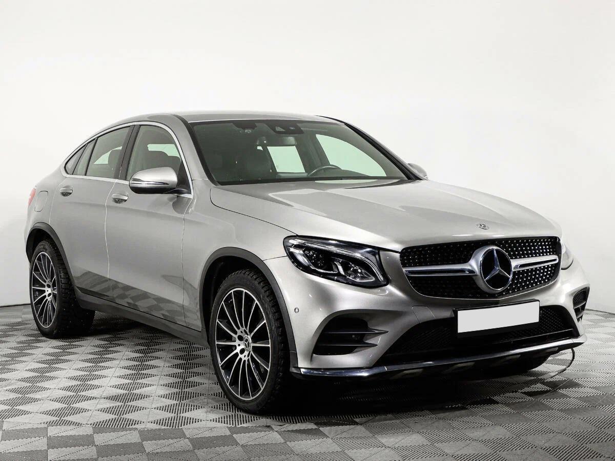 Mercedes-Benz GLC Coupe 2018, серый
