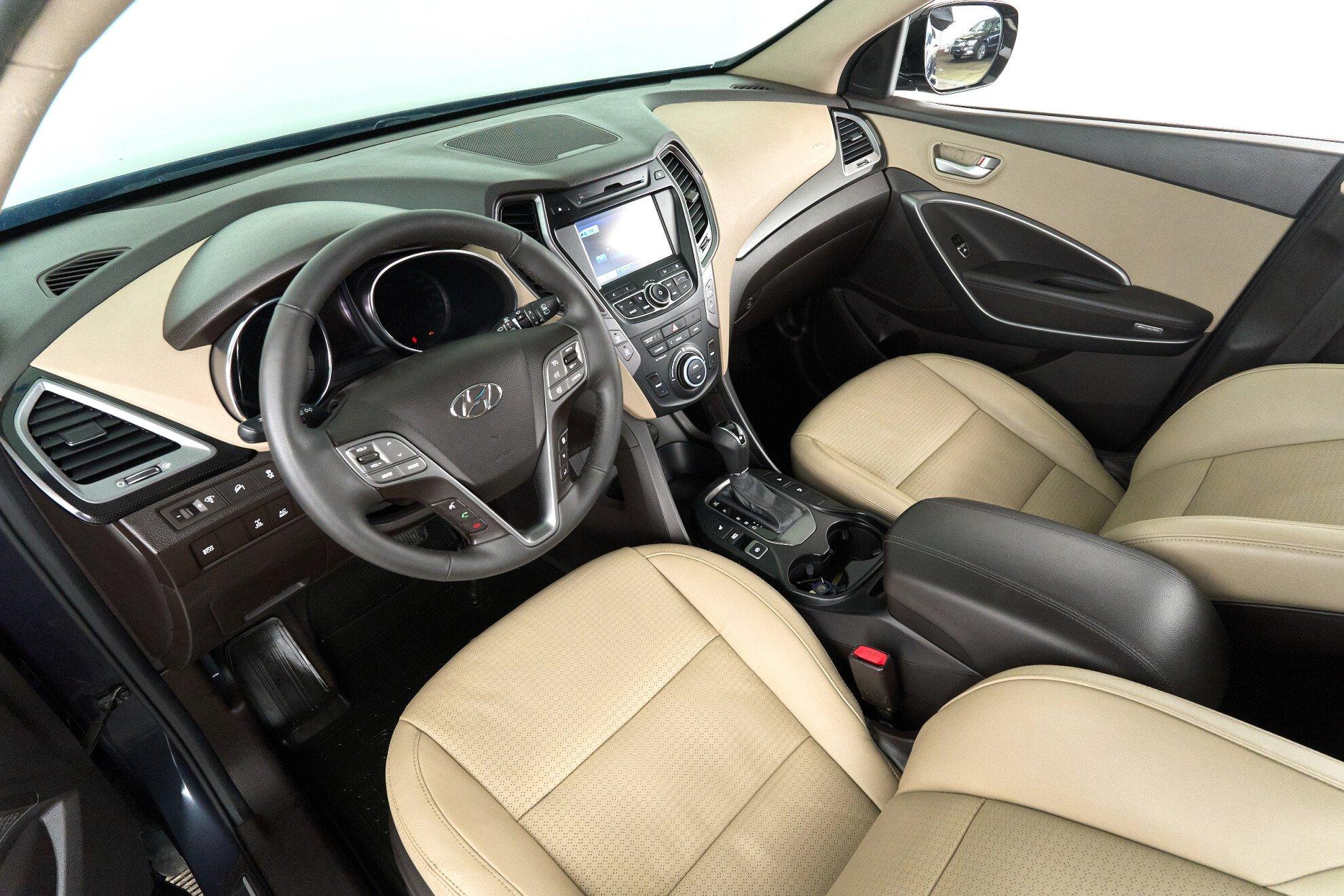 Hyundai Santa Fe 2014, синий
