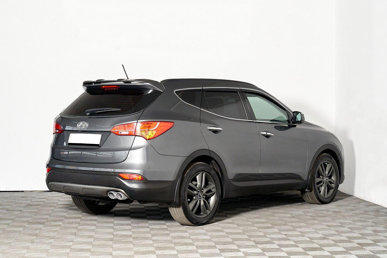 Hyundai Santa Fe 2014, серый