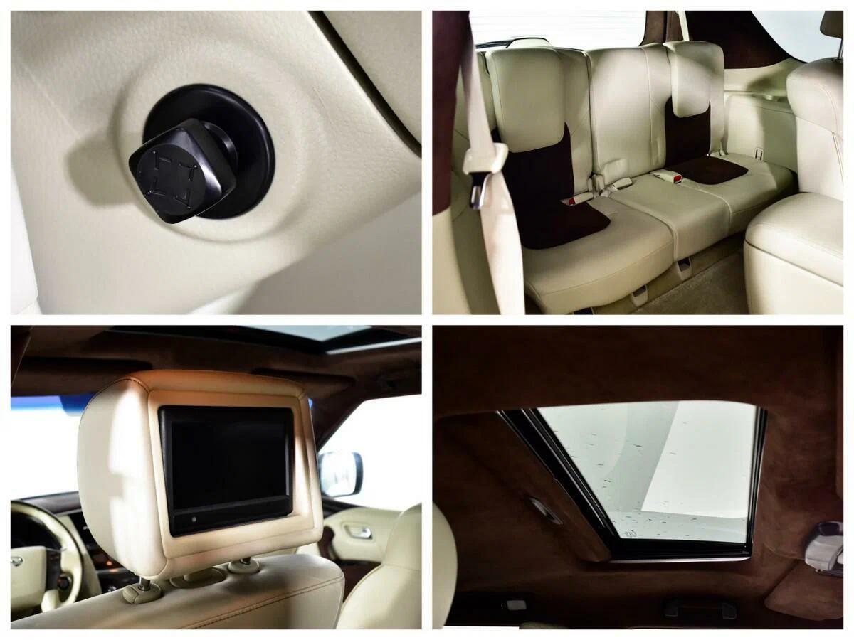 Infiniti QX56 2011, белый